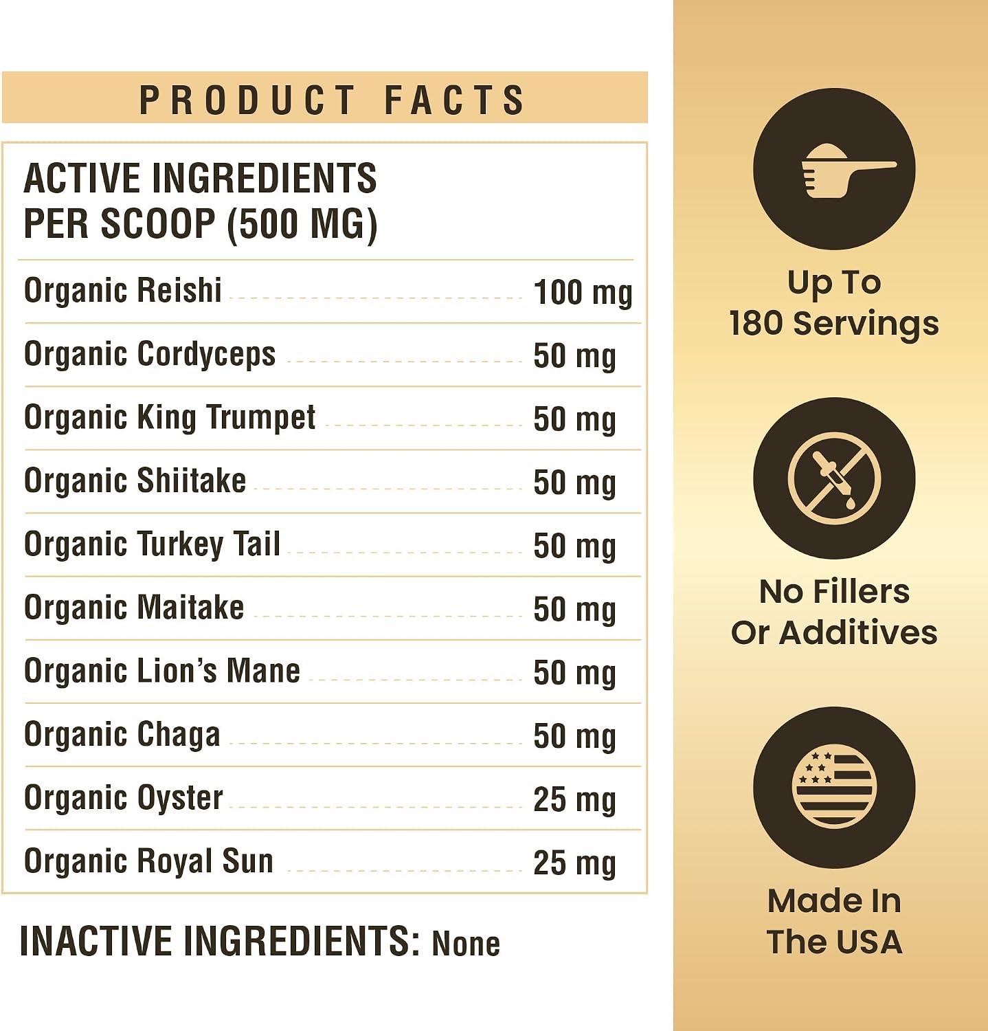 Organic Mushroom Powder for Dogs and Cats - Organic Mushroom Complex for Immune Support, Cognition and Vitality - 180 Scoops - görsel 7