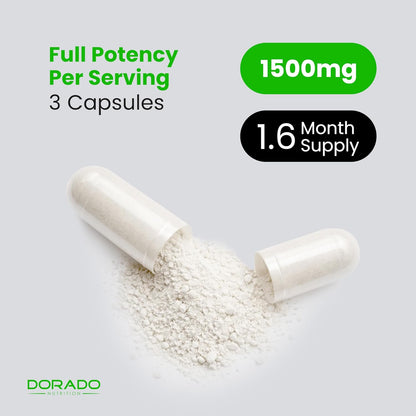 Dorado Nutrition Arachidonic Acid Supplement 1500mg, 150 Capsules