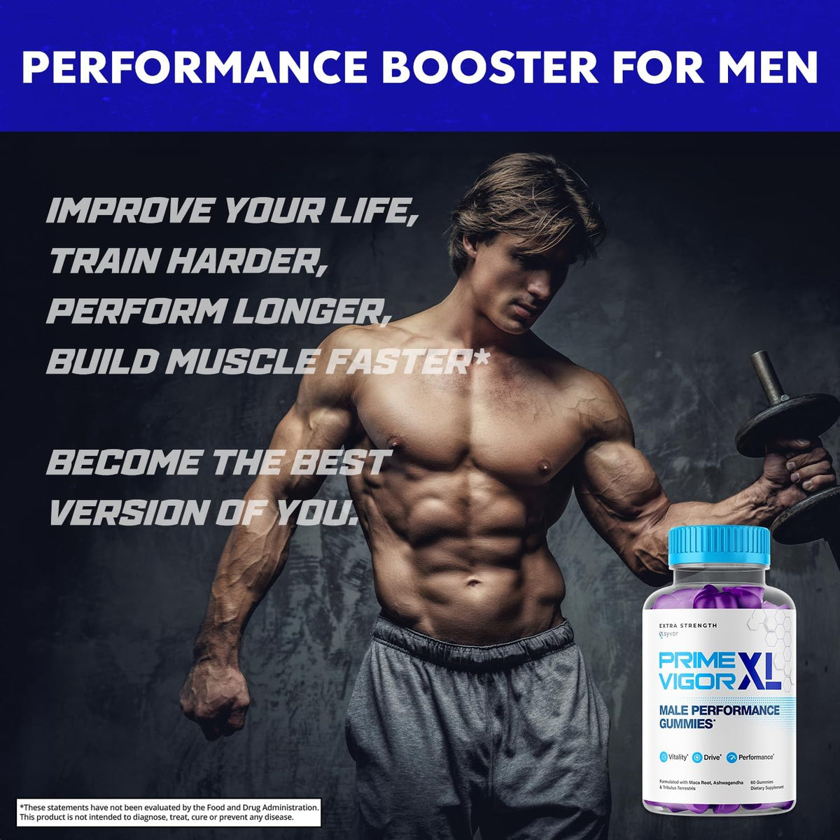 Vigour XL Gummies - Maximum Strength 1000 mg Multivitamin Supplement, 3-Pack (180 Gummies) - görsel 3