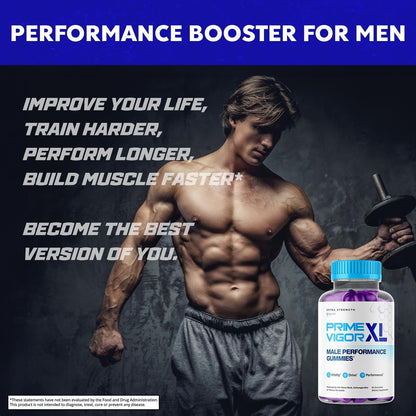 Vigour XL Gummies - Maximum Strength 1000 mg Multivitamin Supplement, 3-Pack (180 Gummies)