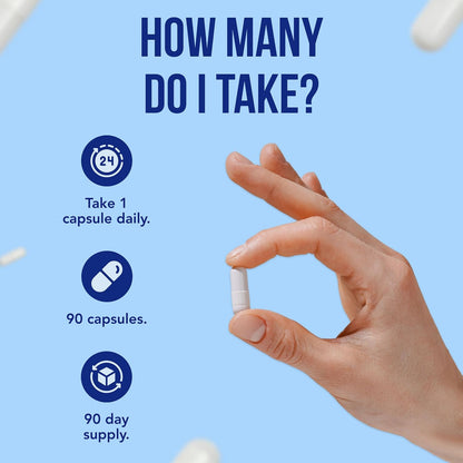 SAM-E Supplement 400mg | Easy Absorption S-Adenosyl-L-Methionine SAM-e for Joint and Mood Support | Non-GMO and Gluten-free | 90 Day Supply