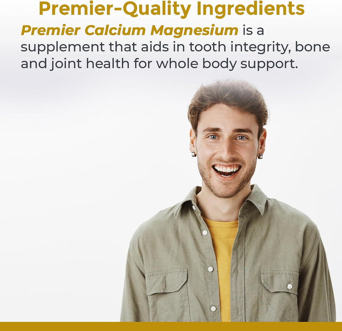 Premier Research Labs Calcium Magnesium Powder - Natural Coral Calcium Powder for Bone Health, Mix with Water for Alkaline pH Balance - 8 oz - görsel 4