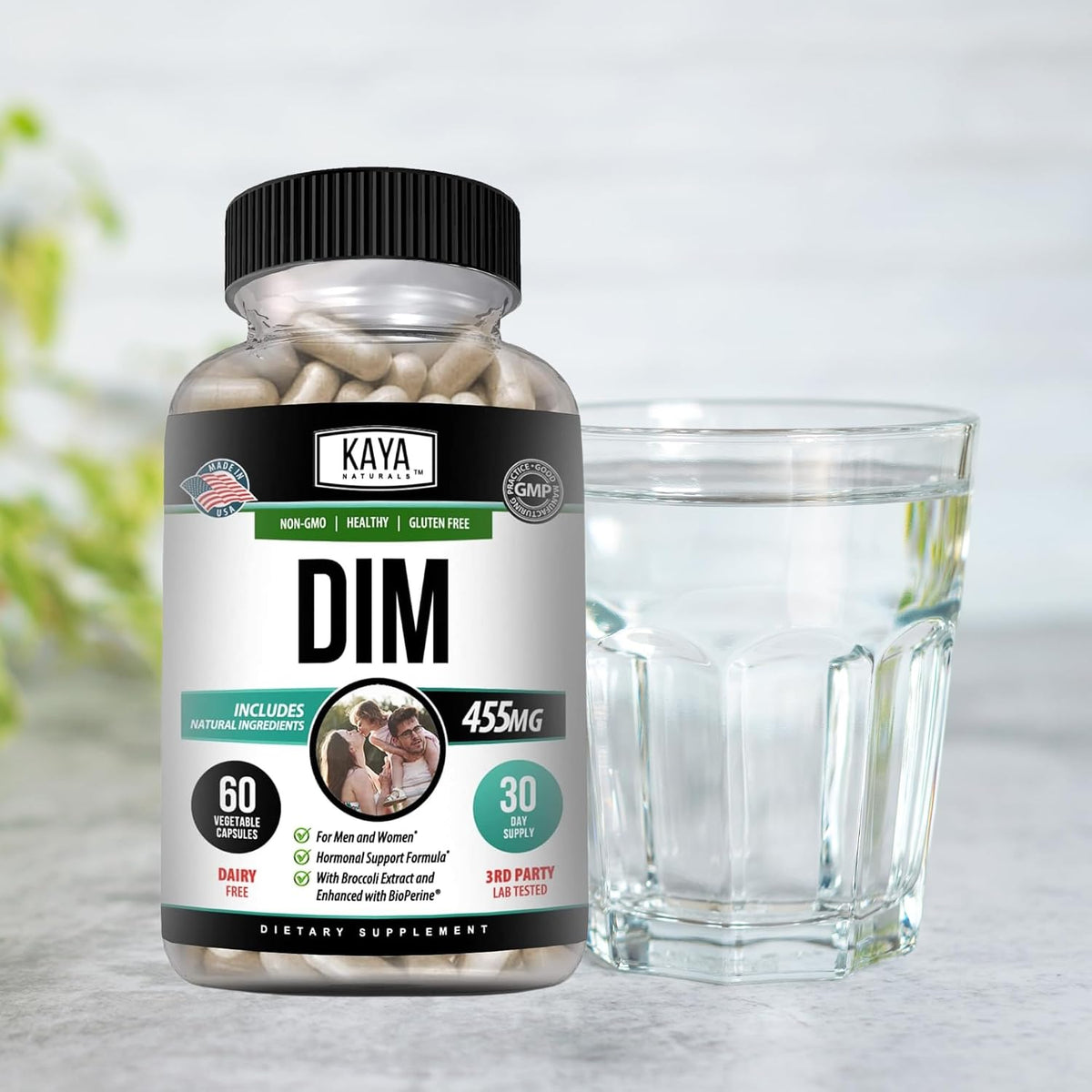 Kaya Naturals DIM Ultra | Hormonal Support Supplement with Broccoli Extract & BioPerine – 60 Vegetable Capsules - görsel 7