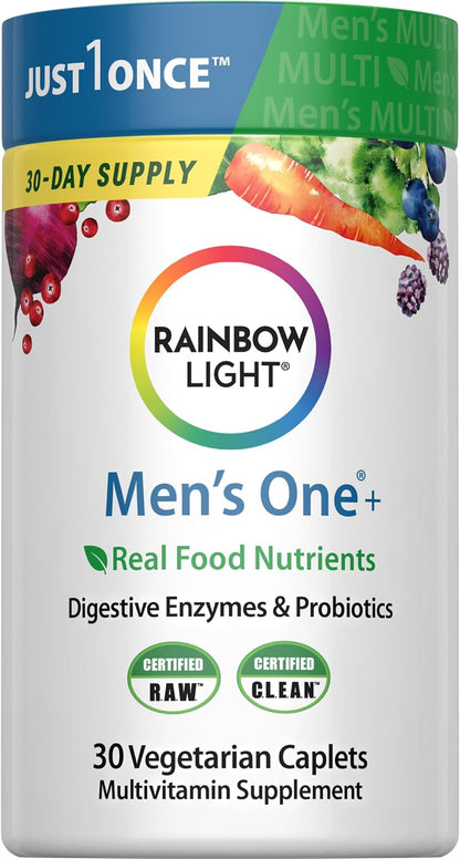 Rainbow Light Men's Multivitamin One+ | 150 Caplets