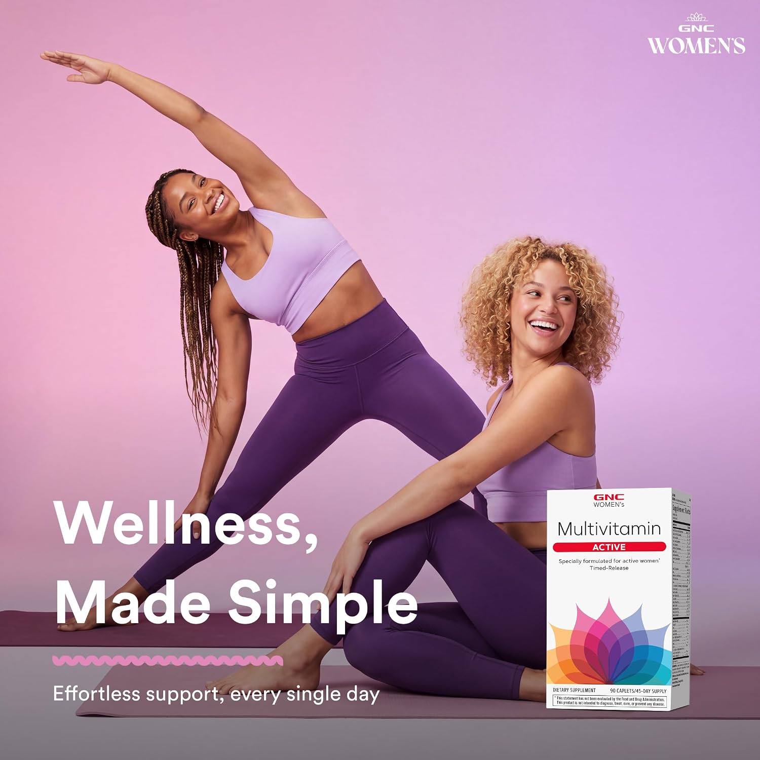 GNC Women’s Active Multivitamin Tablets - Complete Nutrition for Energy, Bone Health, and Immune Support (90 Tablets) - görsel 5