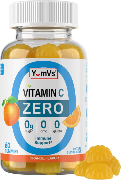 Yum-Vs Zero Sugar Vitamin C Gummies – 250 mg – 60 Count