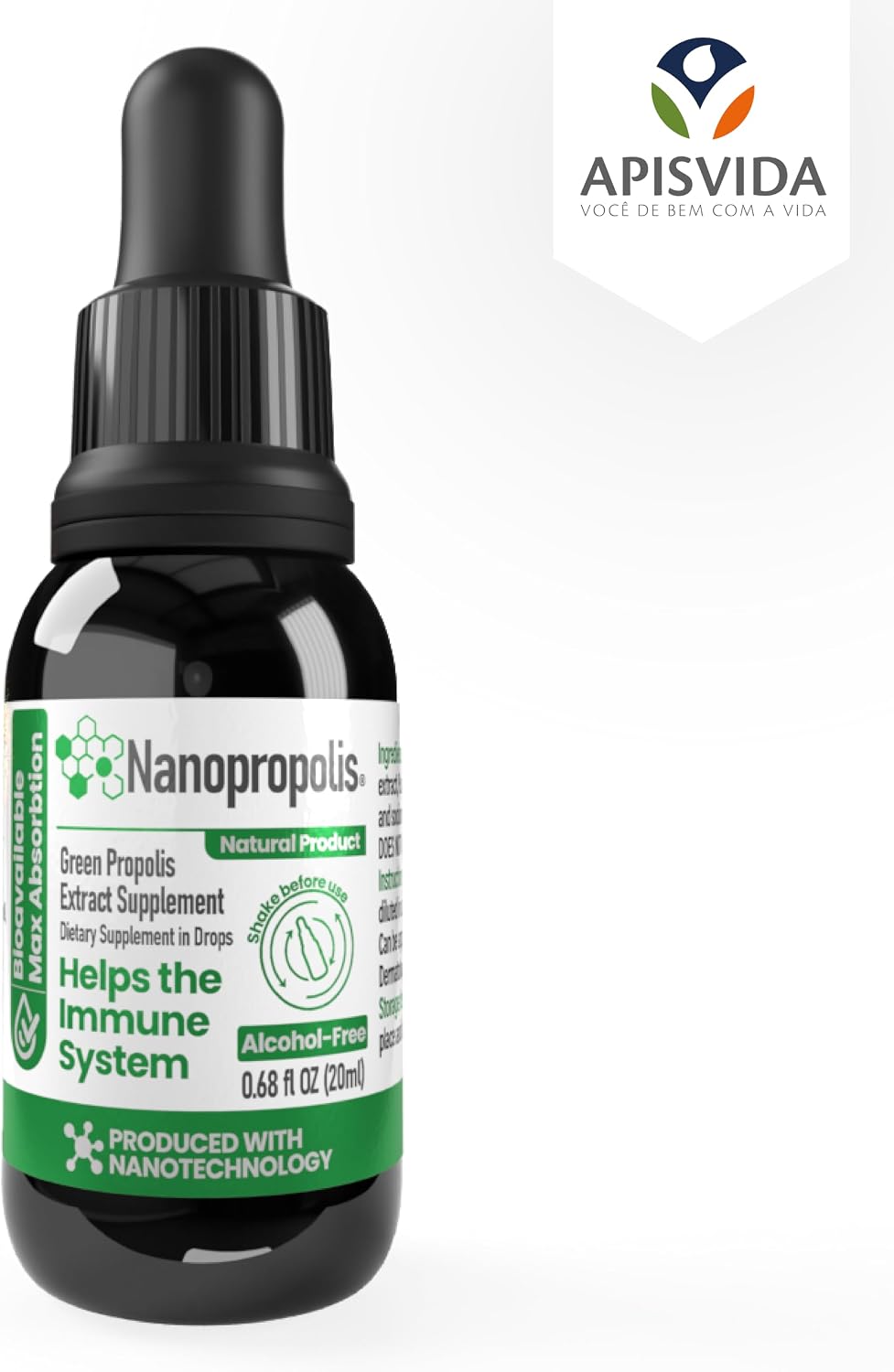 APIS VIDA Nanopropolis Red & Green Propolis Extract 20ml - görsel 6