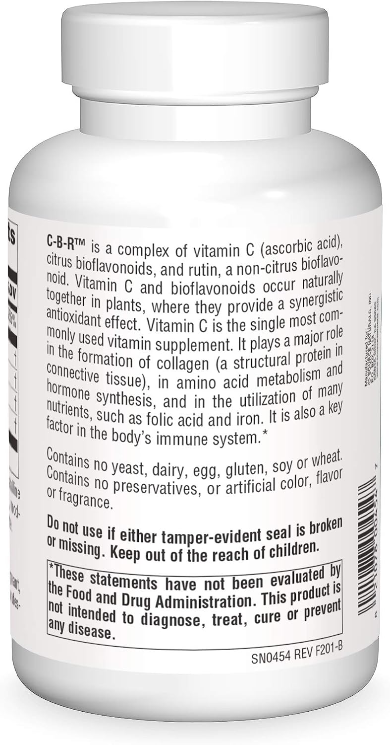 Source Naturals C-B-R Vitamin C & Bioflavonoid Complex - 250 Tablets - görsel 2