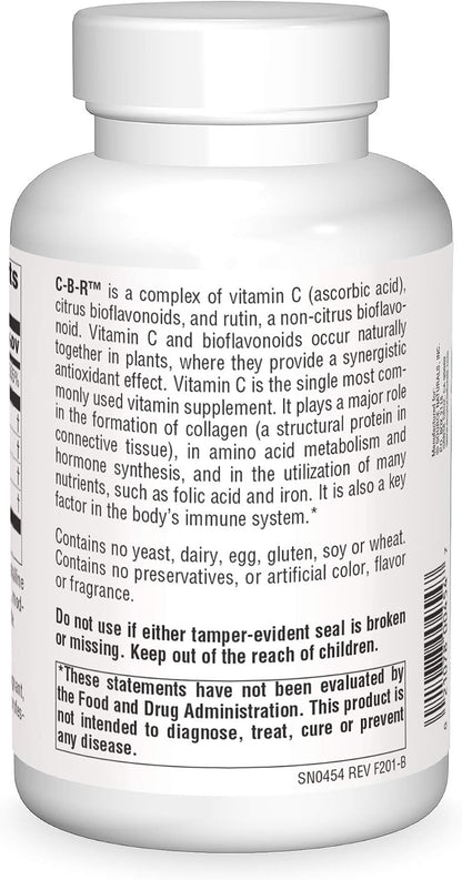 Source Naturals C-B-R Vitamin C & Bioflavonoid Complex - 250 Tablets