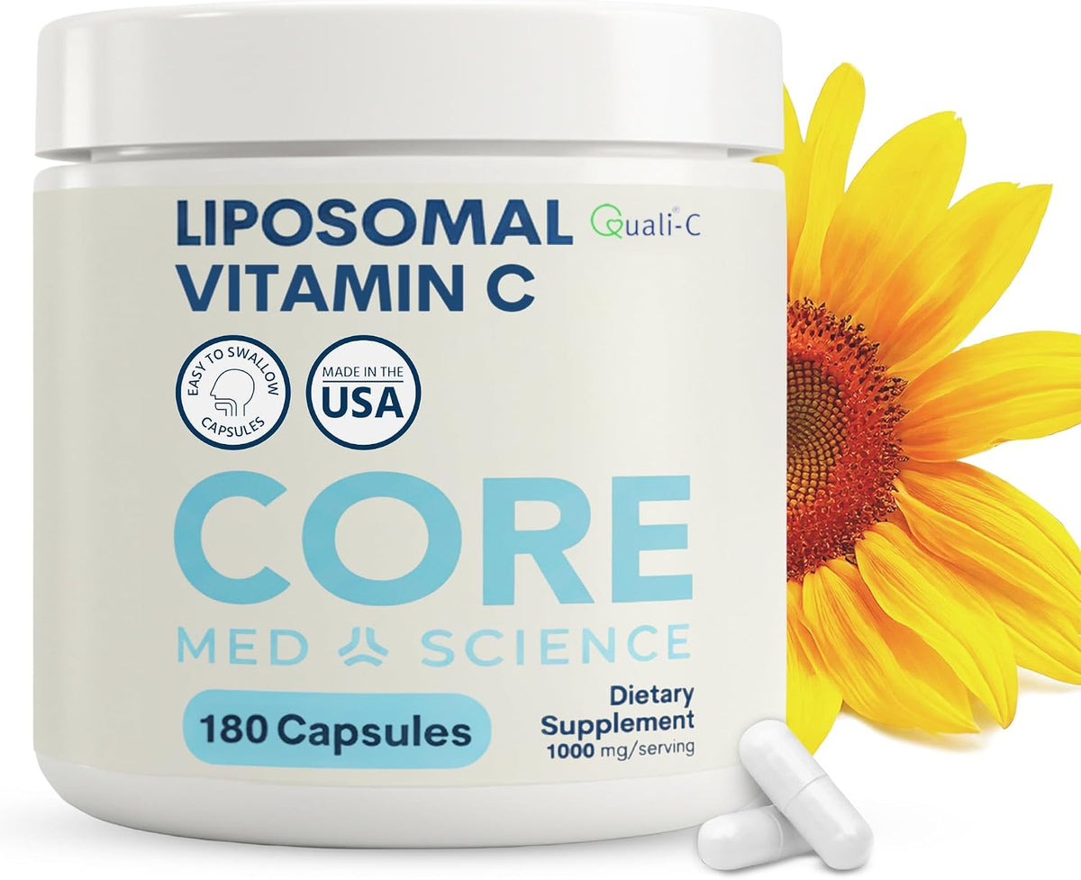 Core Med Science Liposomal Vitamin C 1000mg, 90 Softgels - görsel 10
