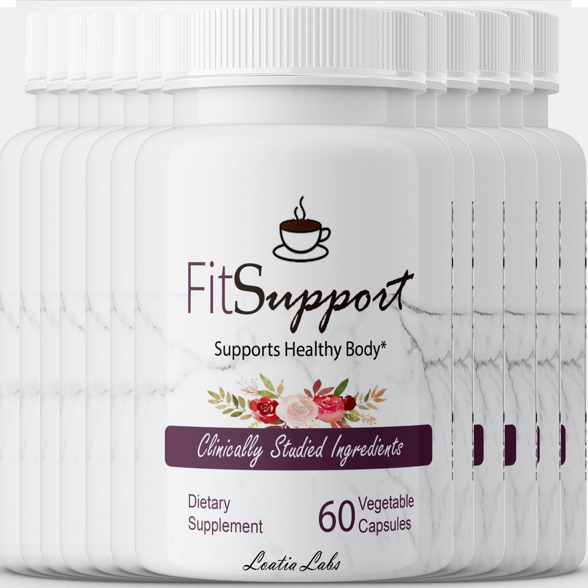 Fit Support Pills, Special Coffee Loophole, Supports Healthy Fit Express, Clinically Studied Ingredients, Advanced Spresso Formula, 60 Vegetable Capsules (1 Bottle) - görsel 6