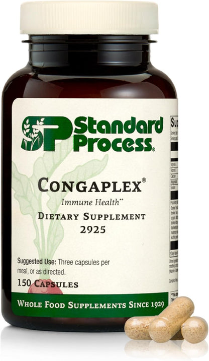Standard Process Congaplex - Thymus Gland Support with Mushroom Powder (90 Capsules)