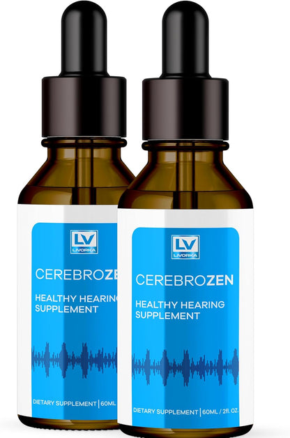 Cerebrozen Ear Drops - Twin Pack, 2 Month Supply