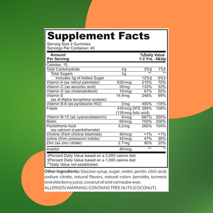 Zaytun Vitamins Halal Adult Multivitamin Gummies - Complete Everyday Nutritional Support with Biotin, Natural Fruit Flavours