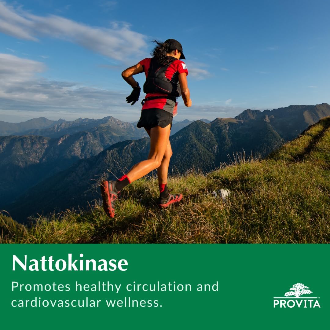 PROVITA Nattokinase Supplement 2000 FU – 100mg, 60 Capsules – Heart & Cardiovascular Support - görsel 5