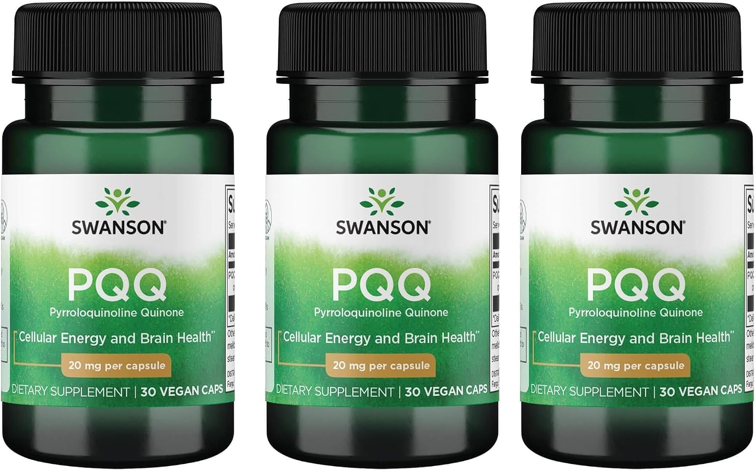 Swanson PQQ 20mg – Pyrroloquinoline Quinone Supplement – 30 Veg Capsules - görsel 7