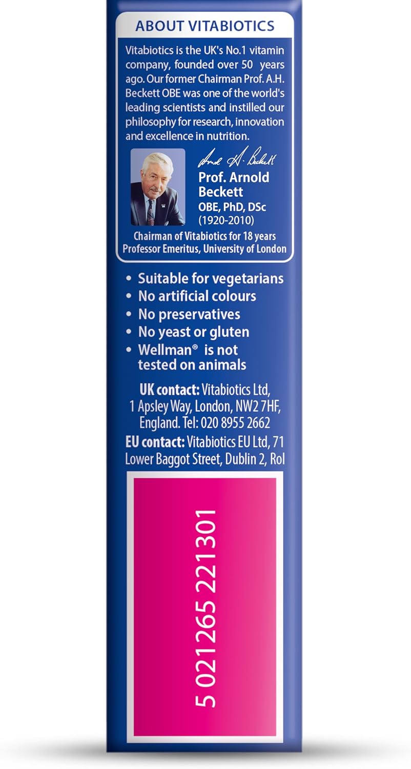 Vitabiotics Wellman 30 Tablets - görsel 5
