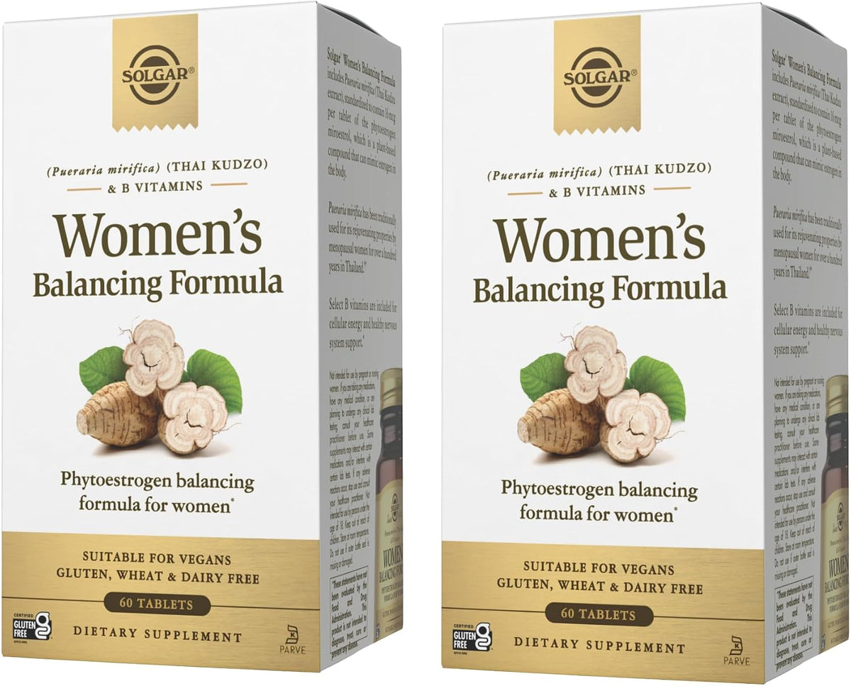 Solgar Women’s Balancing Formula - 60 Tablets, Pack of 2 - Vegan, Kosher, Gluten & Dairy-free - görsel 1