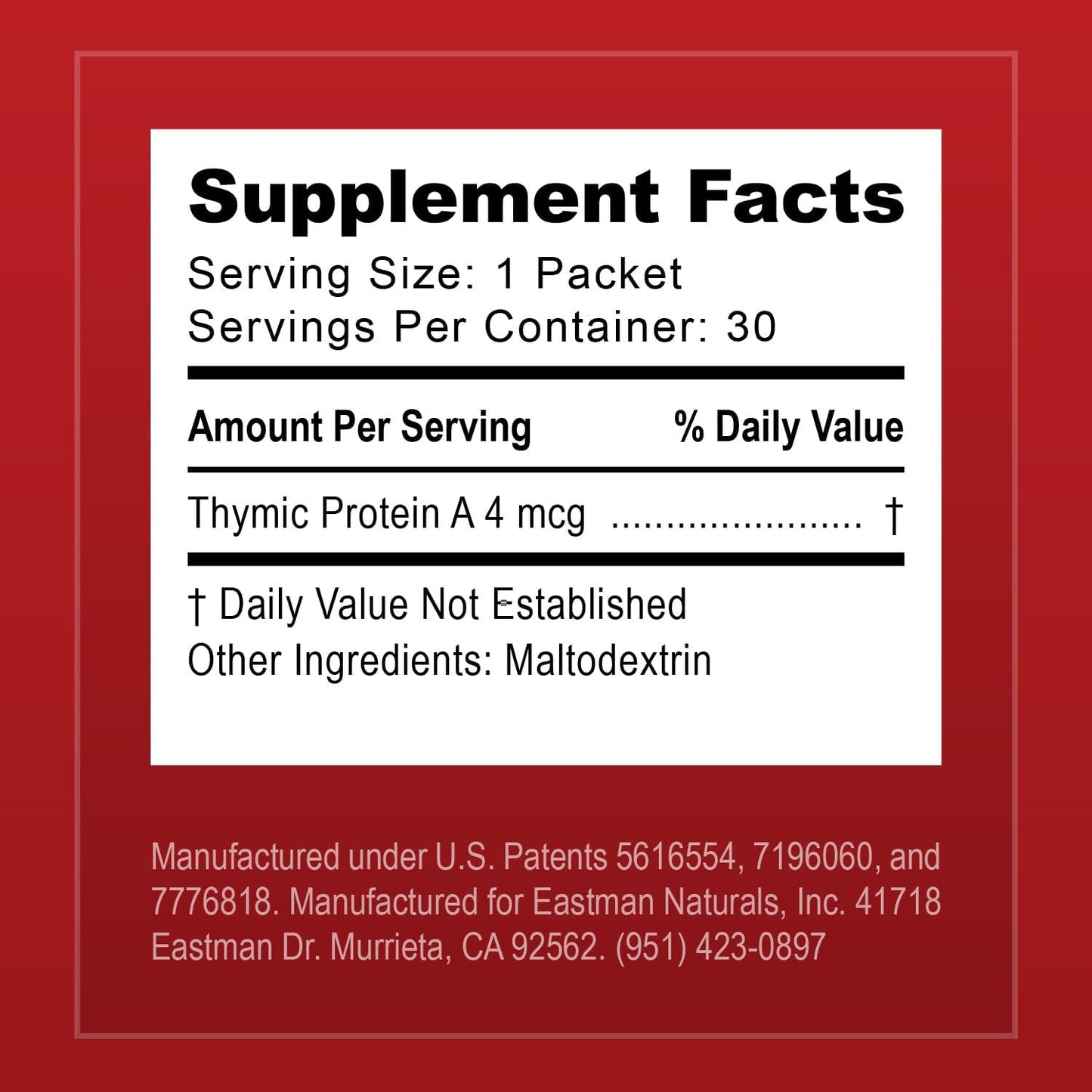 ProBoost Thymic Protein A Powder Packets – 30 Packets – Immune System Support - görsel 6