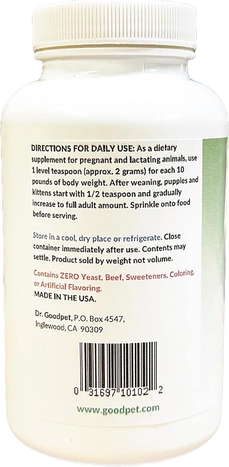 Dr. Goodpet Optimum Growth Formula – Natural Puppy & Kitten Vitamin & Mineral Supplement Powder - görsel 4