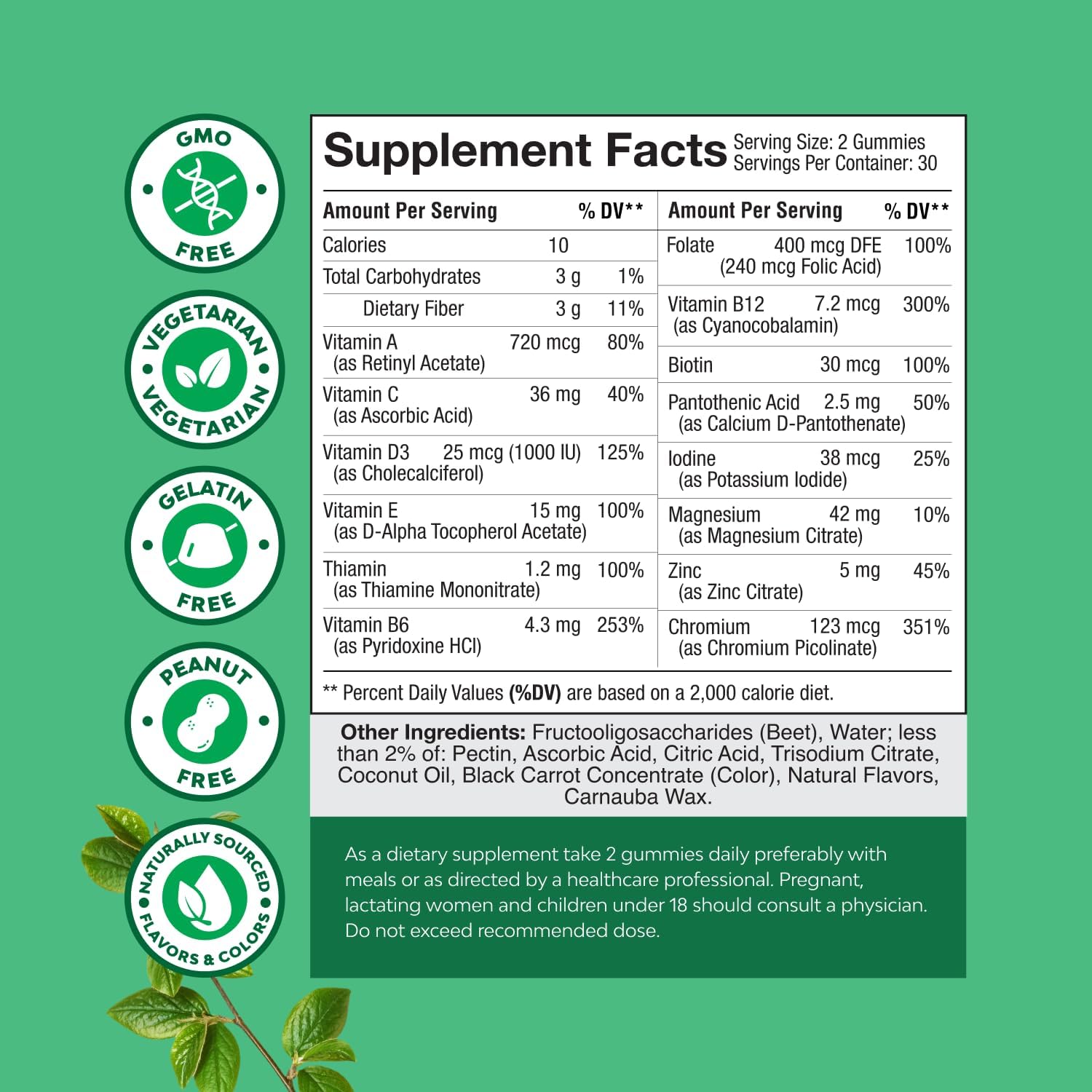 Teen Multivitamin Gummies for Ages 12-17 - görsel 8