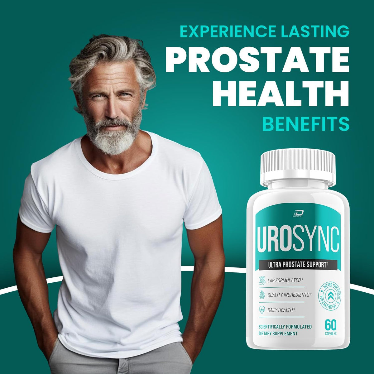UroSync Supplement for Men – Advanced Energy & Urinary Support (60 Capsules) - görsel 2