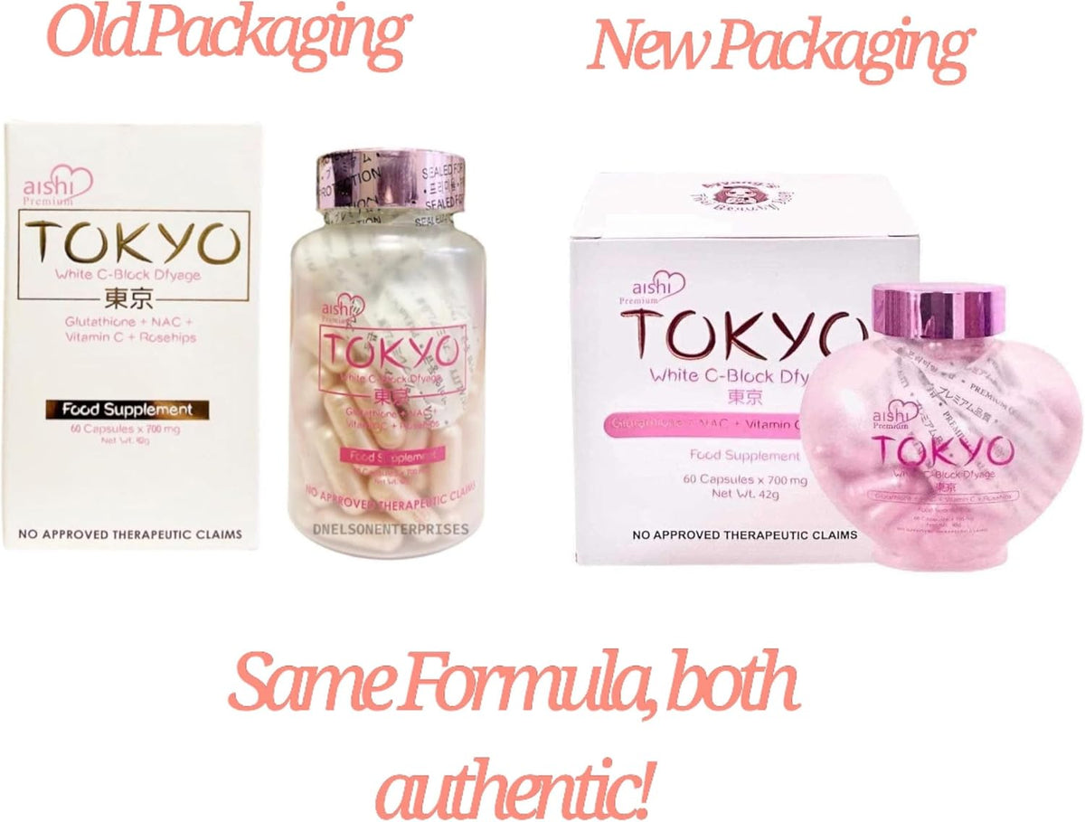 Tokyo White C-Block Dyfage Glutathione, 60 Capsules - görsel 2
