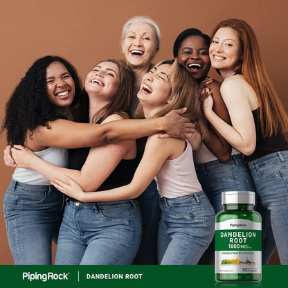 Piping Rock Dandelion Root Extract | 180 Capsules | Herbal Food Supplement