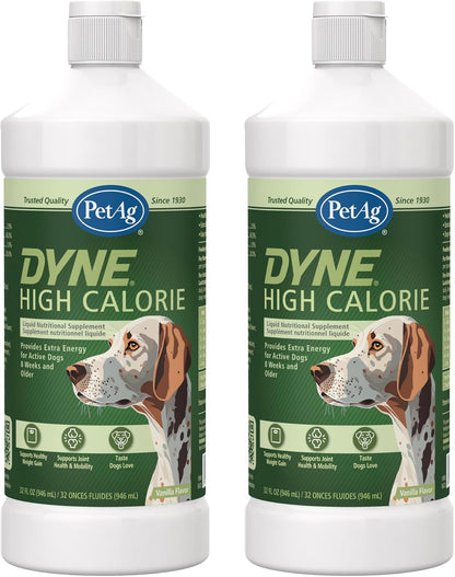 PetAg Dyne High Calorie Liquid Nutritional Supplement for Dogs & Puppies, 946 ml
