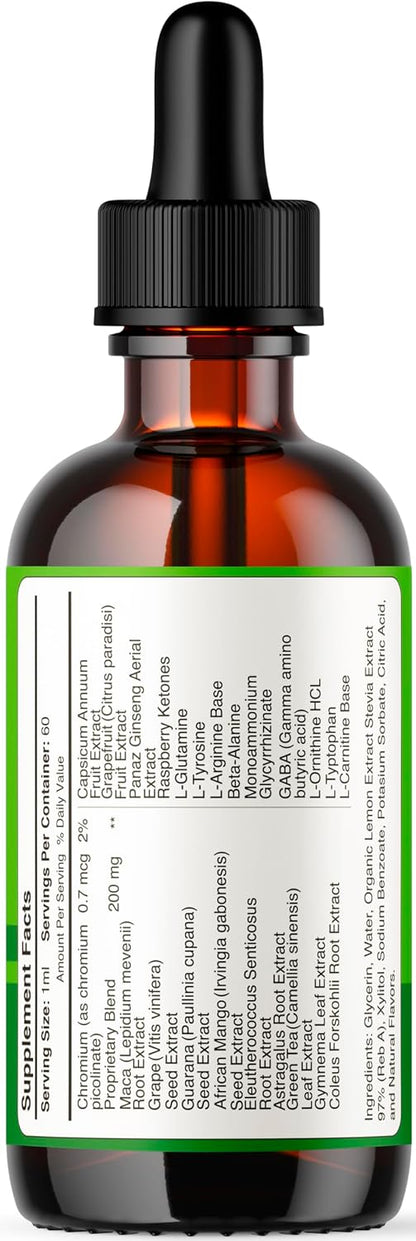 GlucoVitalis Drops (2-Pack) - Liquid Supplement, All-Natural Advanced Formula, 2-Month Supply