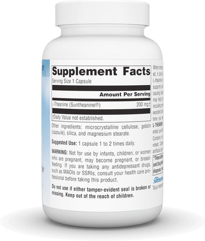 Source Naturals Serene Science L-Theanine, with Suntheanine, 200 mg, 120 Capsules