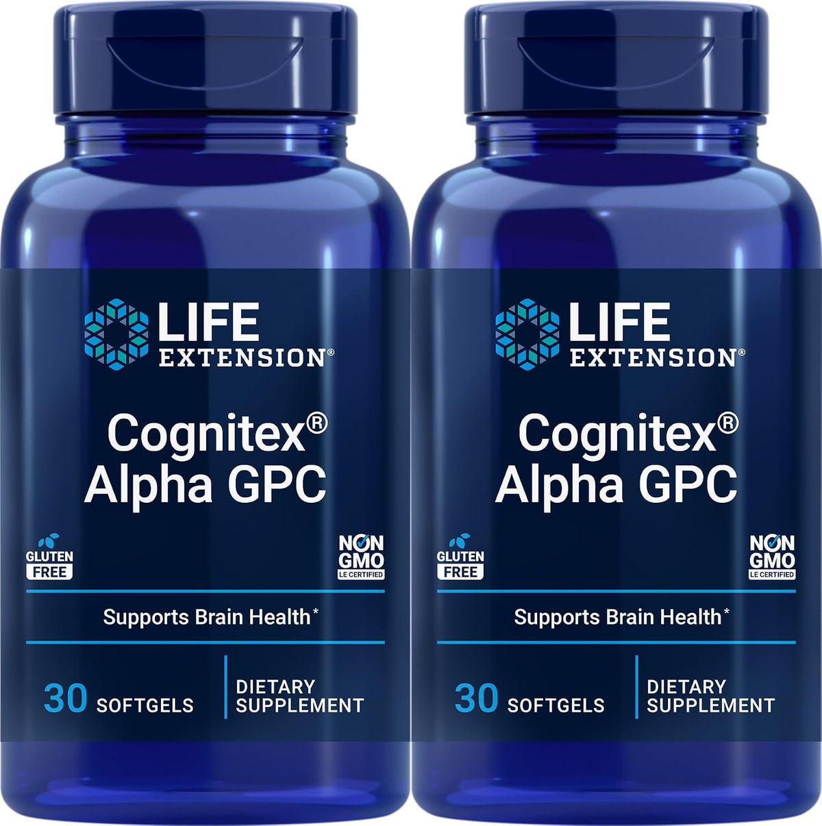 Life Extension Cognitex Alpha GPC, 30 Softgels (Pack of 2) - görsel 1