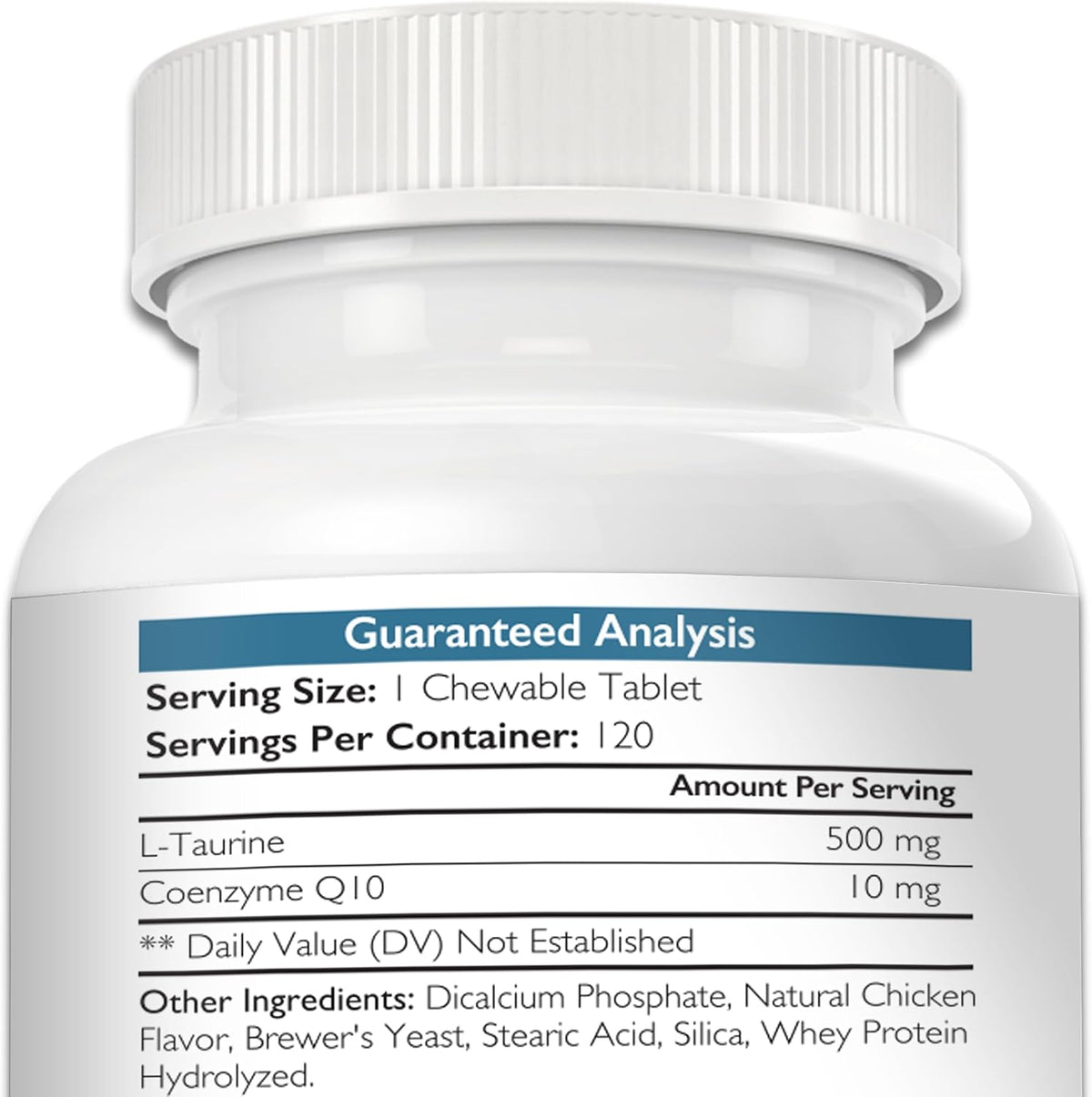 Nutrition Strength Taurine for Dogs with Coenzyme Q10, 120 Chewable Tablets - görsel 3