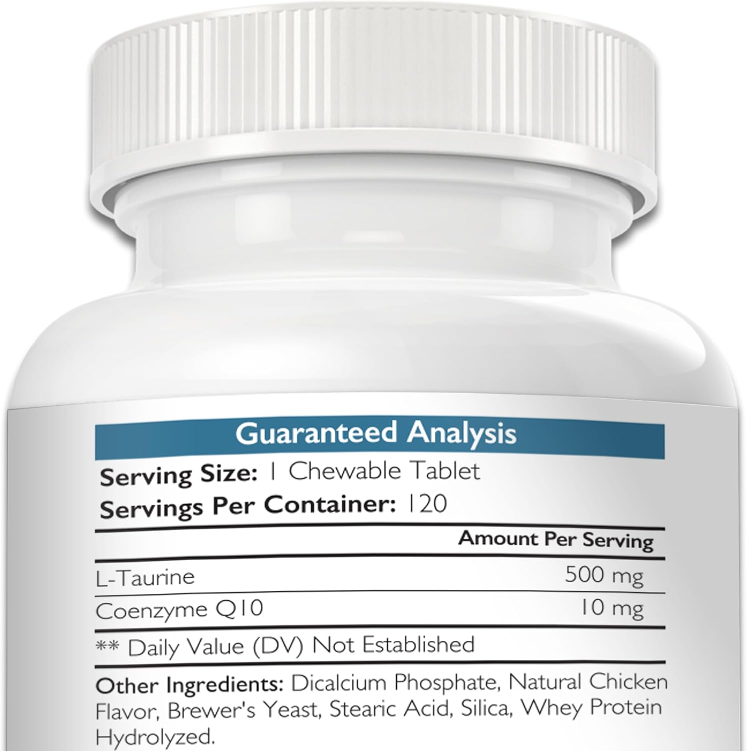 Nutrition Strength Taurine for Dogs with Coenzyme Q10, 120 Chewable Tablets - görsel 3