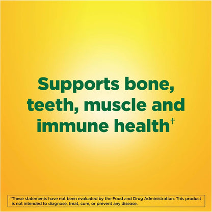 Vitamin D3, 100 Tablets, Vitamin D 1000 IU (25 mcg)