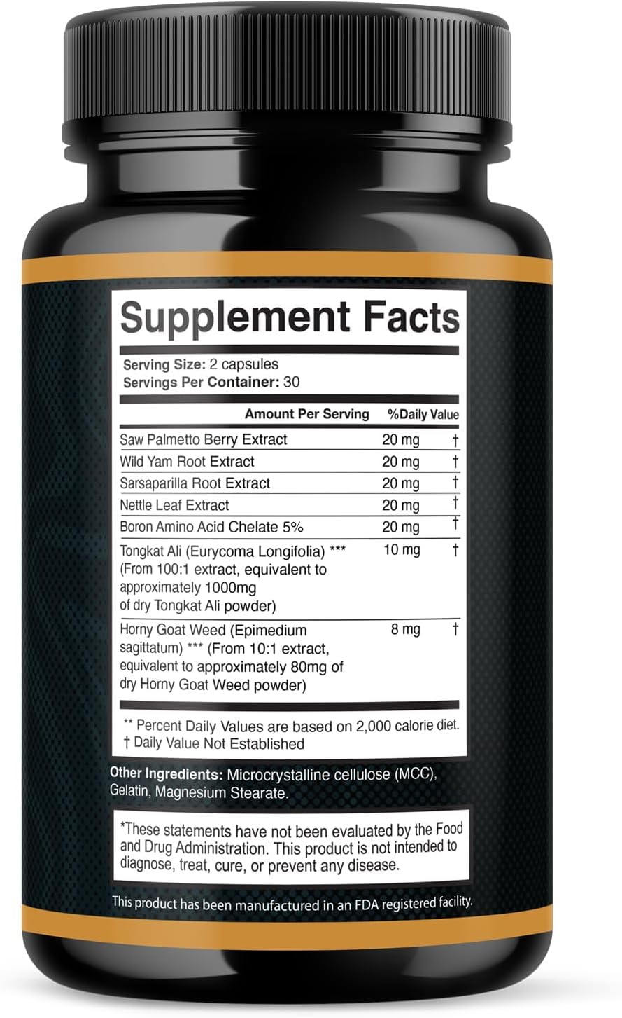Titan Vigour – High Performance Men's Supplement (120 Capsules) - görsel 7