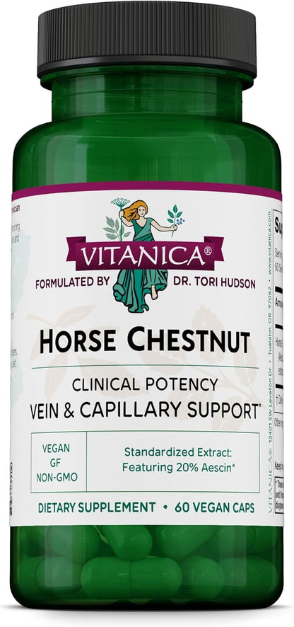 Vitanica Horse Chestnut - Vein Health Support Supplement