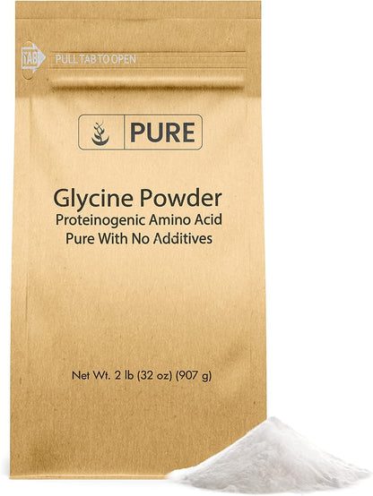Pure Original Ingredients Glycine Powder (227g) - Non-GMO, Non-Essential Amino Acid