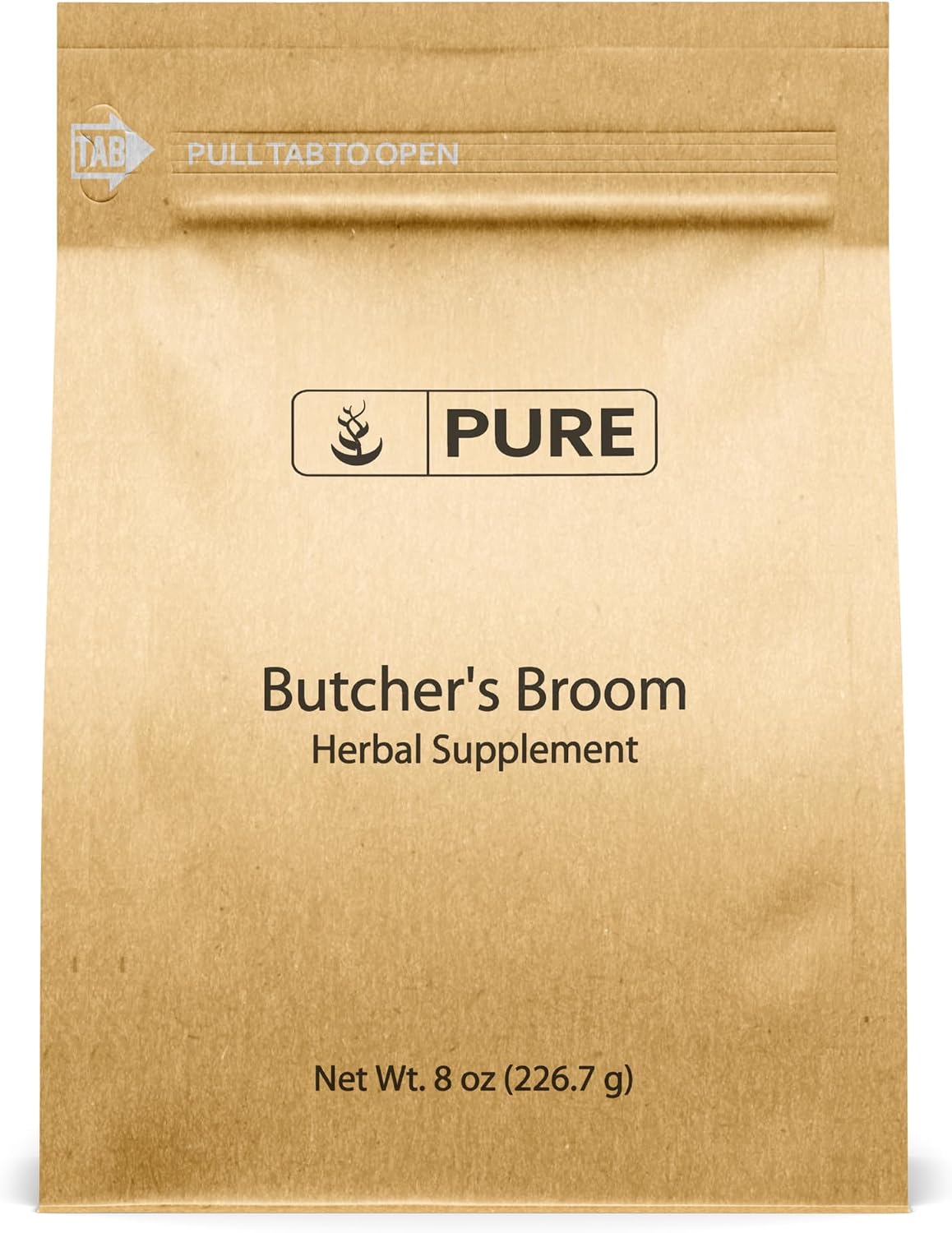 Pure Original Ingredients Butcher's Broom (226 g) Non-GMO Herbal Root Extract - görsel 1