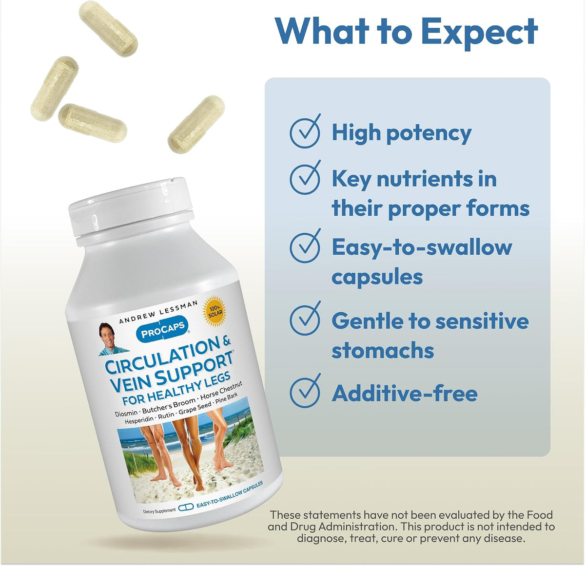 ANDREW LESSMAN Circulation & Vein Support - 30 Capsules - görsel 4