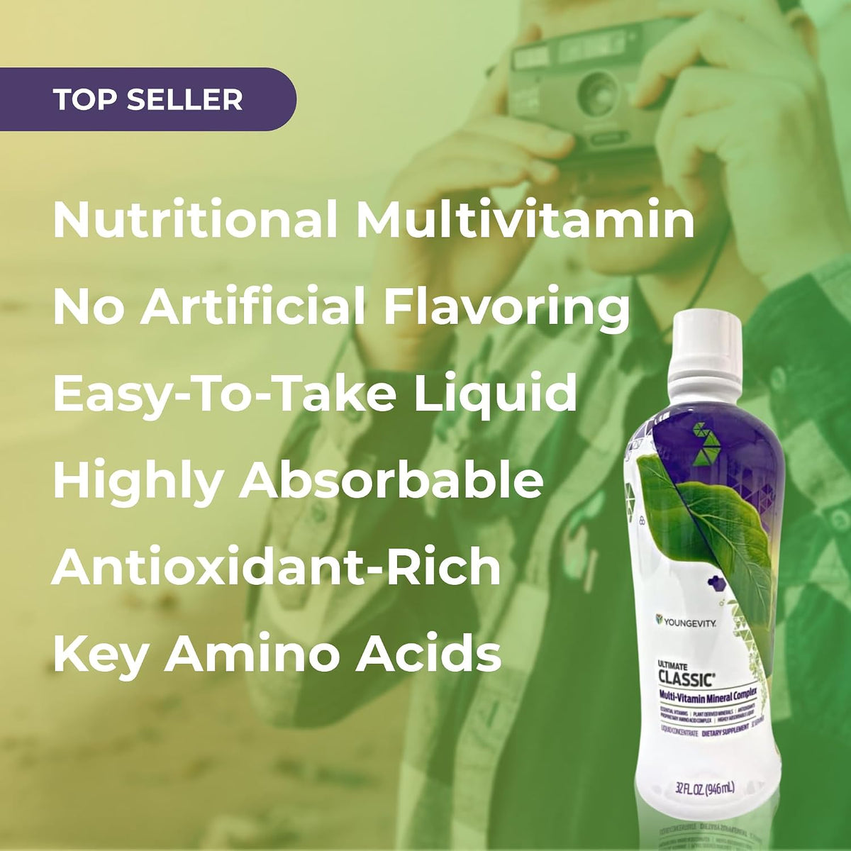 Youngevity Ultimate Classic Multivitamin & Mineral Complex – Liquid (2-Pack) - görsel 4