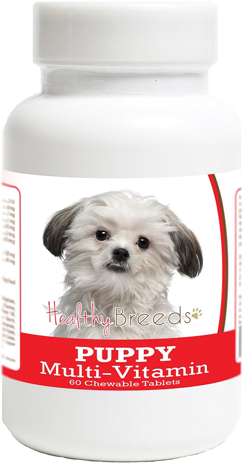 Healthy Breeds Lhasa Apso Puppy Dog Multivitamin Tablet 60 Count - görsel 1