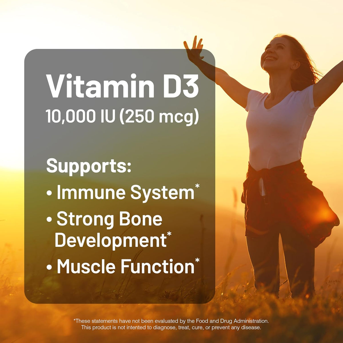 NatureWise Vitamin D3 10,000 IU (250 µg) - 90 Mini Soft gel capsules - görsel 2