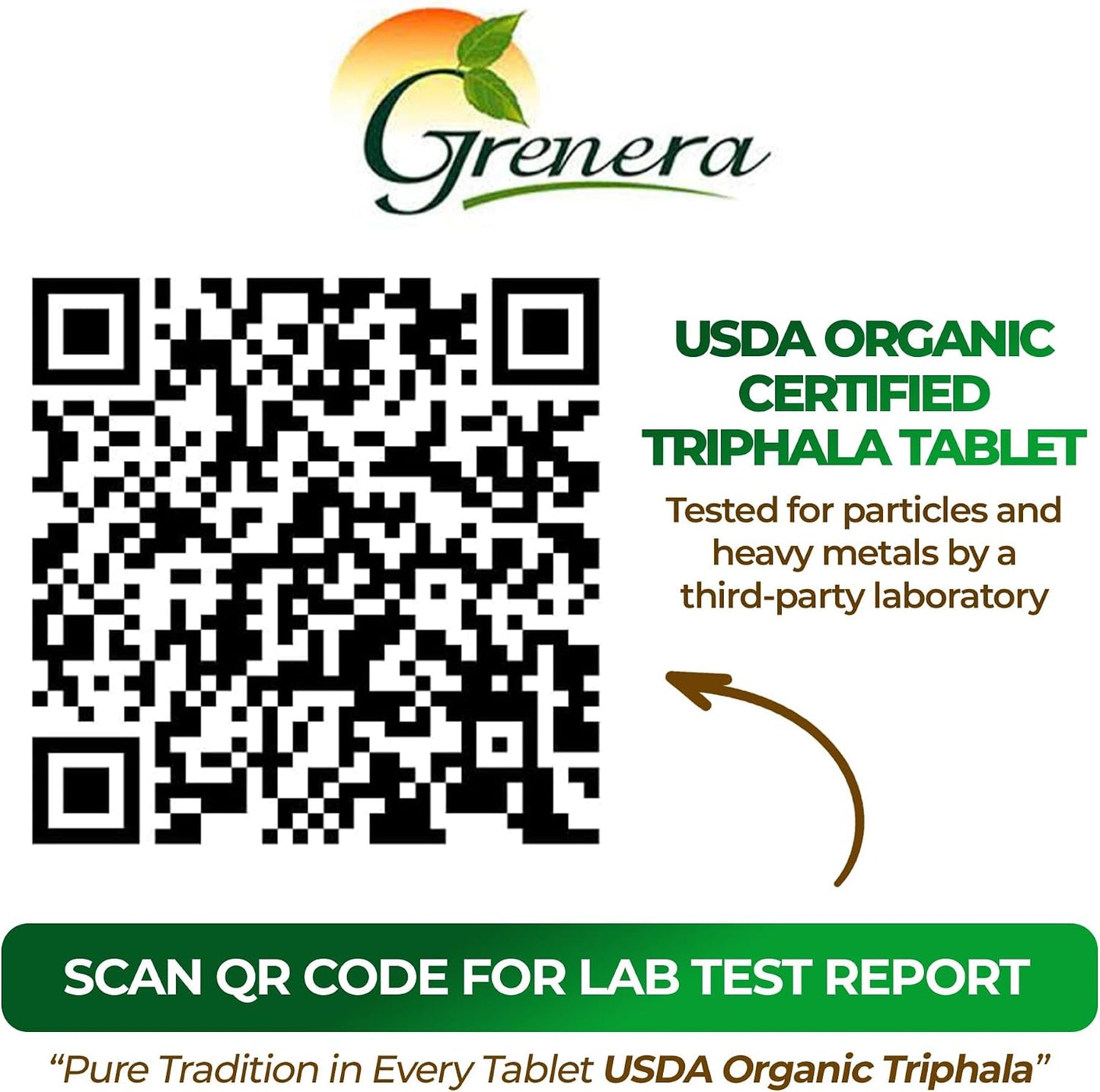 Grenera Organic Moringa Tablets – USDA Organic, 500mg, 240 Tablets - görsel 10