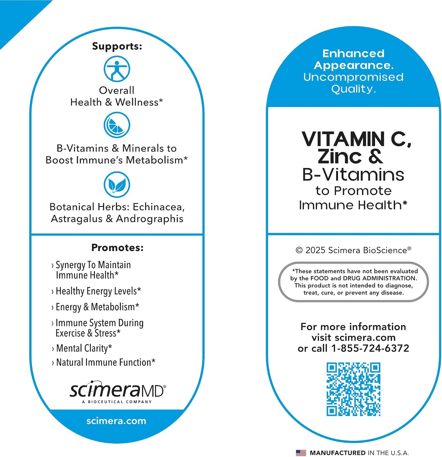 ScimeraMD Scimune Immune Support Supplement - 30 Capsules - görsel 5