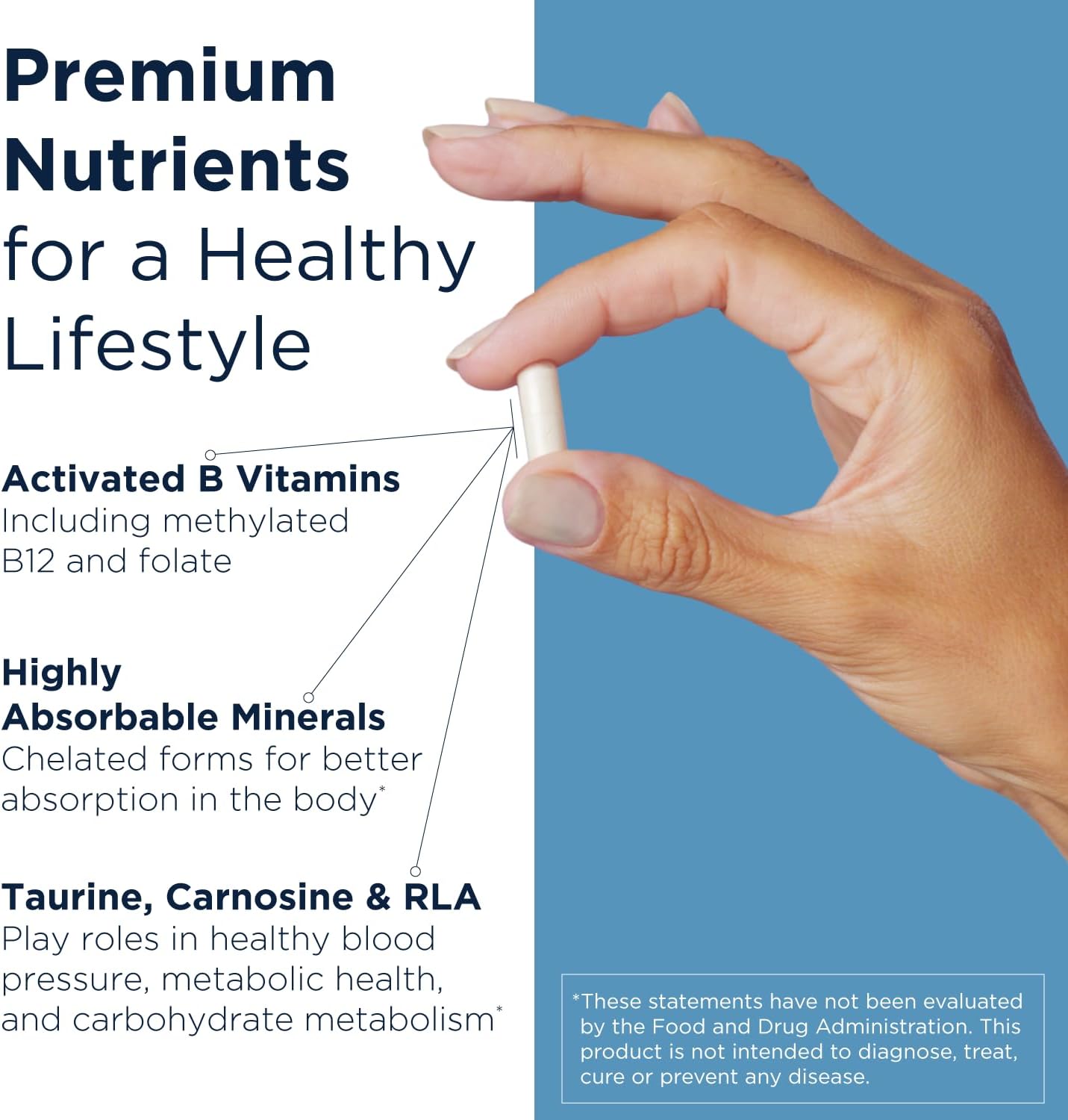 Designs for Health Metabolic Synergy - Multivitamin and Mineral Supplement with Chromium, Zinc, Selenium, R-Lipoic Acid, Vitamins + More (360 Capsules) - görsel 3