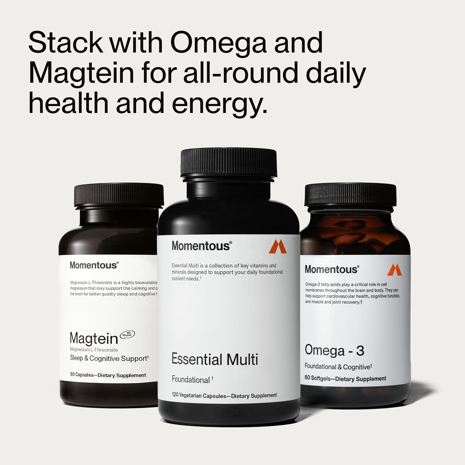 Momentous Essential Multivitamin - Complete Vitamin & Mineral Complex for Men & Women - görsel 8