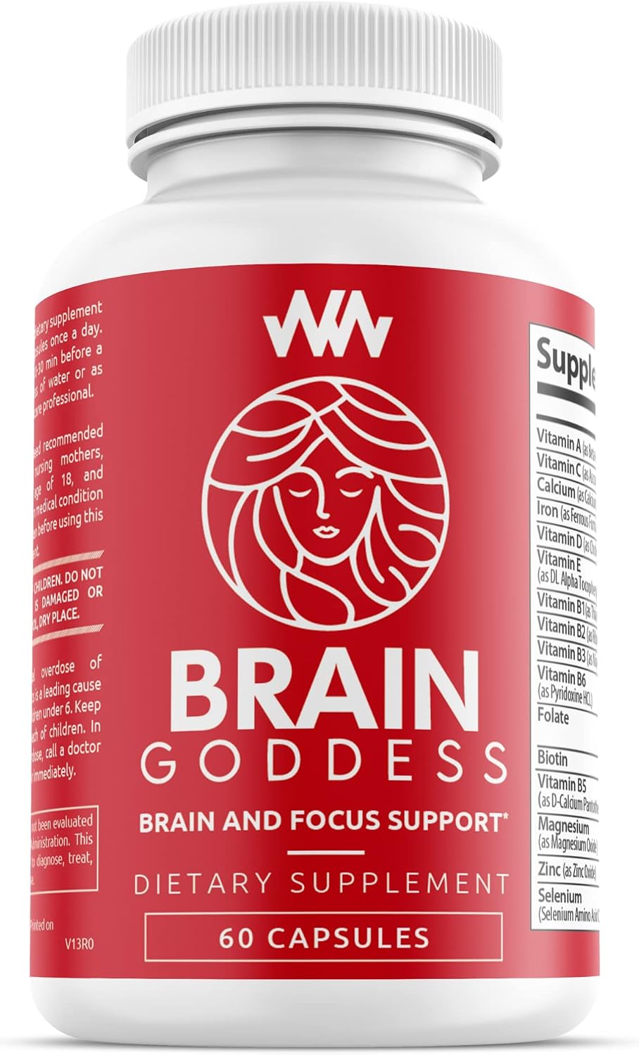 Warped Wellness Brain Goddess | Women's Brain Supplement for Memory and Focus - görsel 1