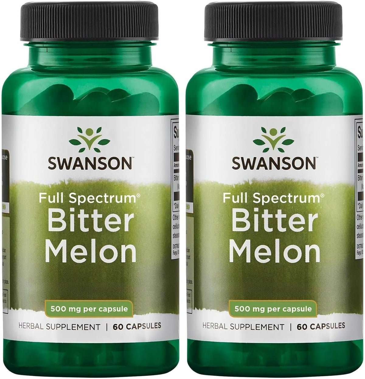 Swanson Full Spectrum Bitter Melon (Momordica) 500 mg 60 Capsules (2 Pack) - görsel 1