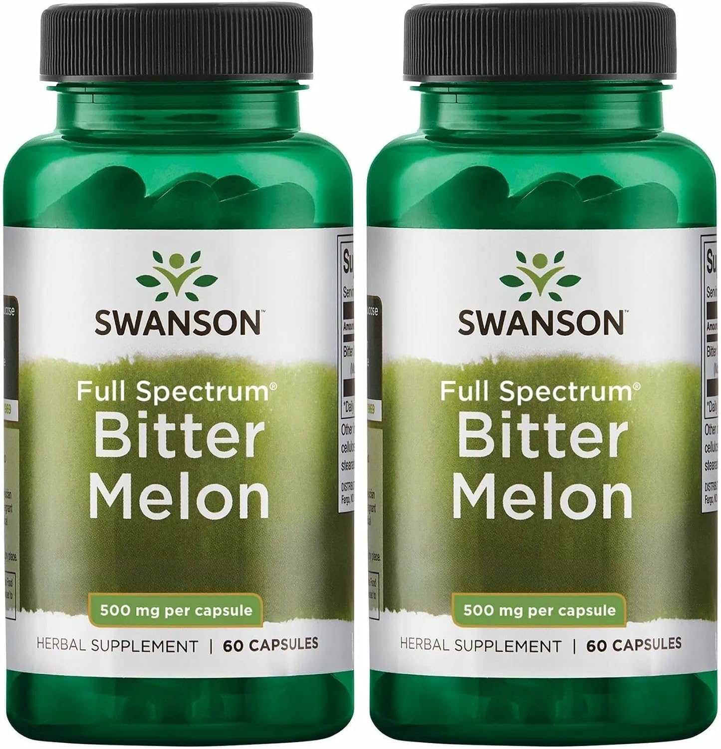Swanson Full Spectrum Bitter Melon (Momordica) 500 mg 60 Capsules (2 Pack) - görsel 1
